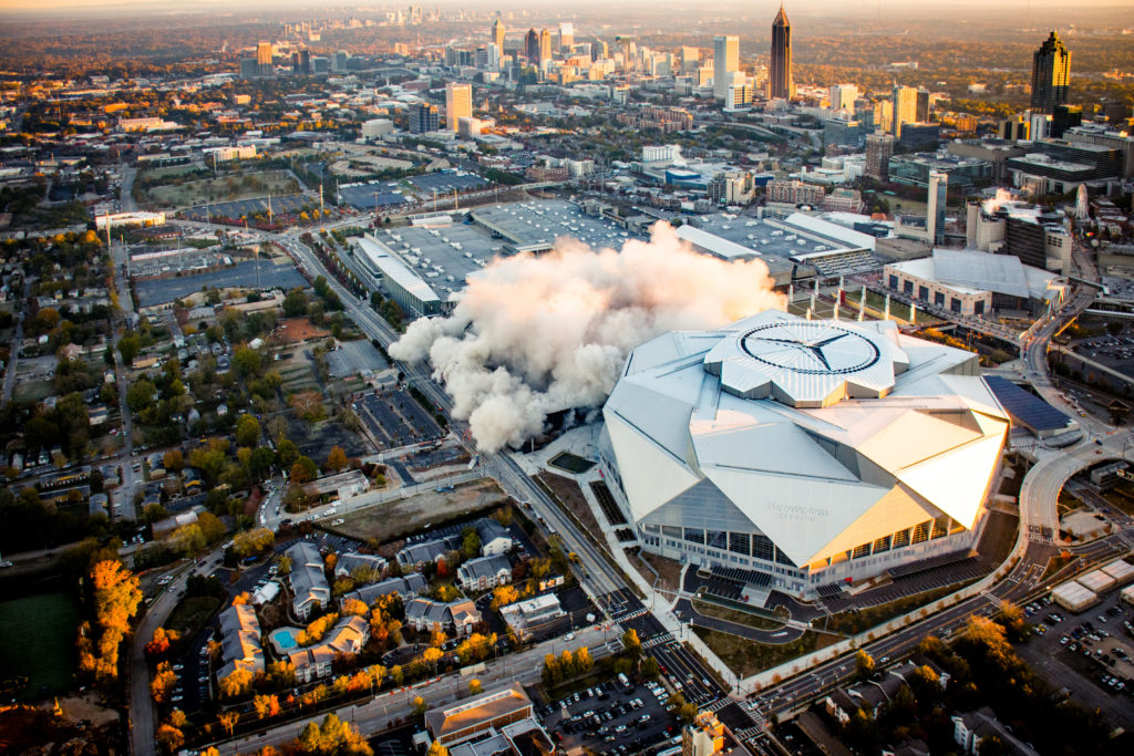 Photos: Atlanta-Fulton County Stadium demolition