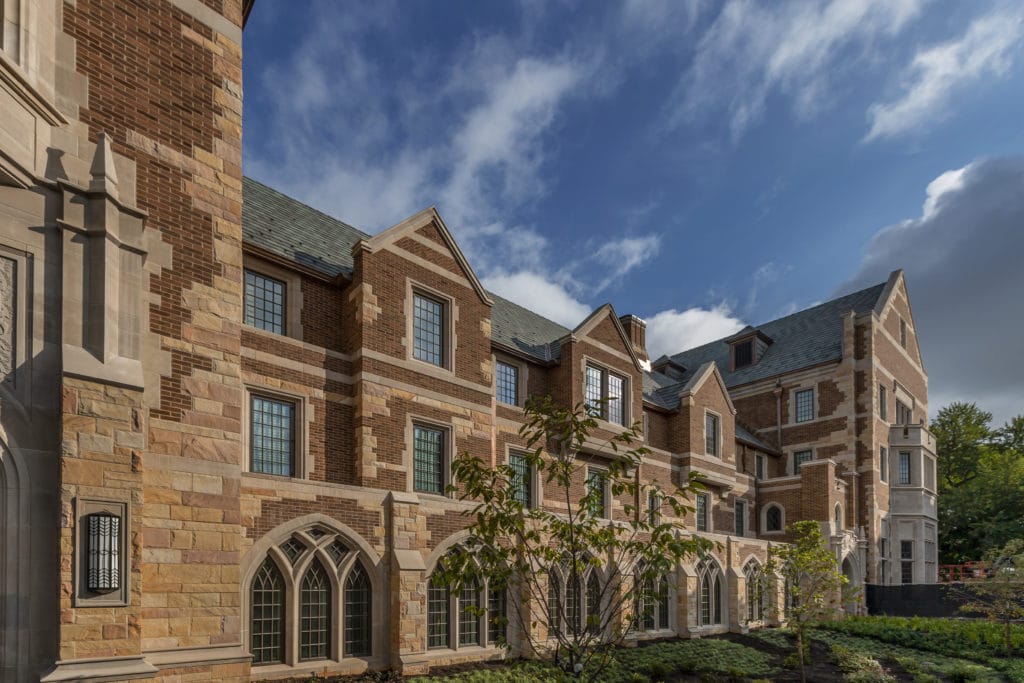Exterior photo of Vanderbilt University Barnard Hall Dorms in Nashville, TN