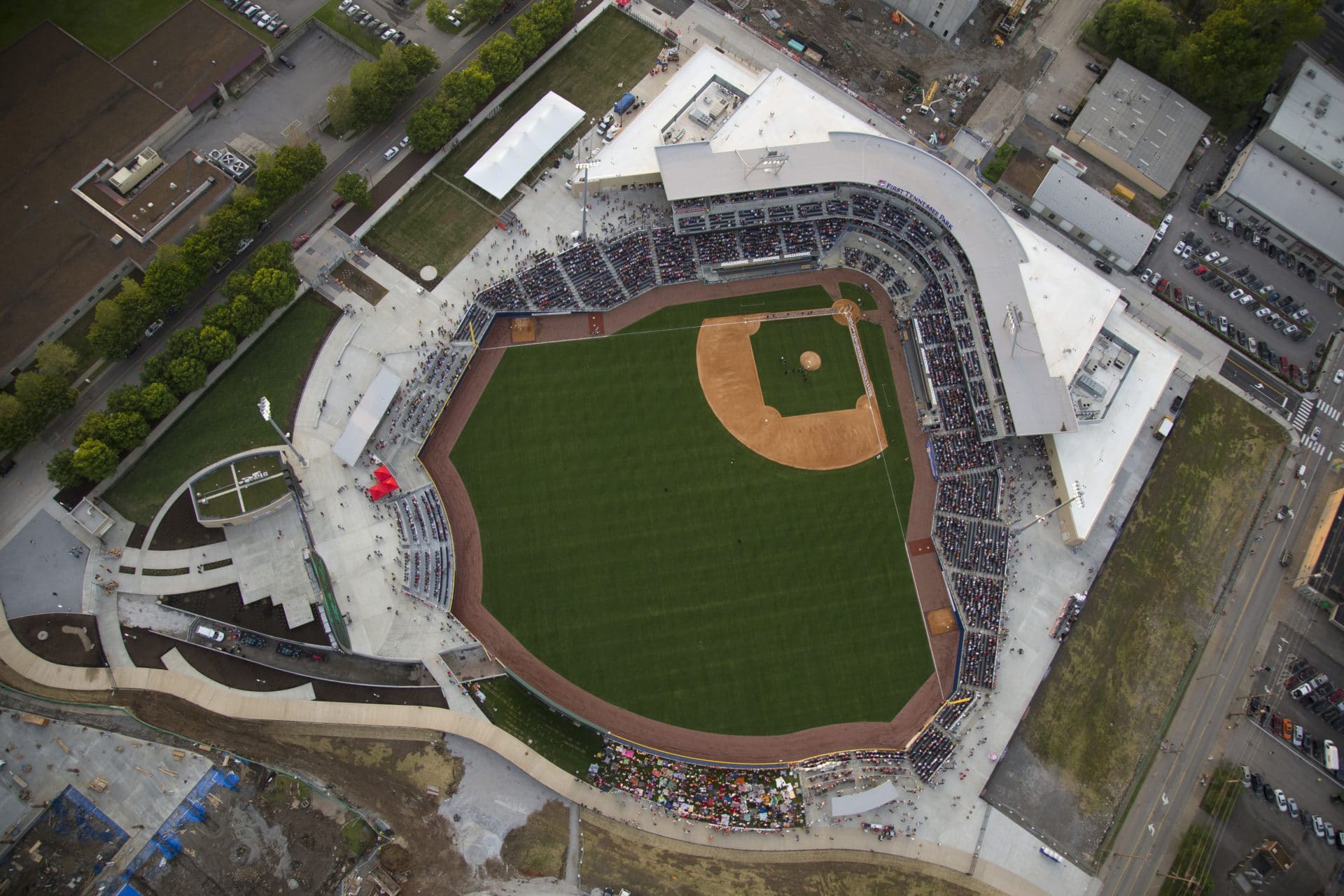 Baseball Is Back, Play Ball! Aerial Images of Baseball Fields