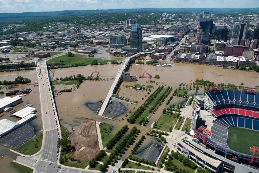 Nashville Flood - Aerial Image by Aerial Innovations Southeast